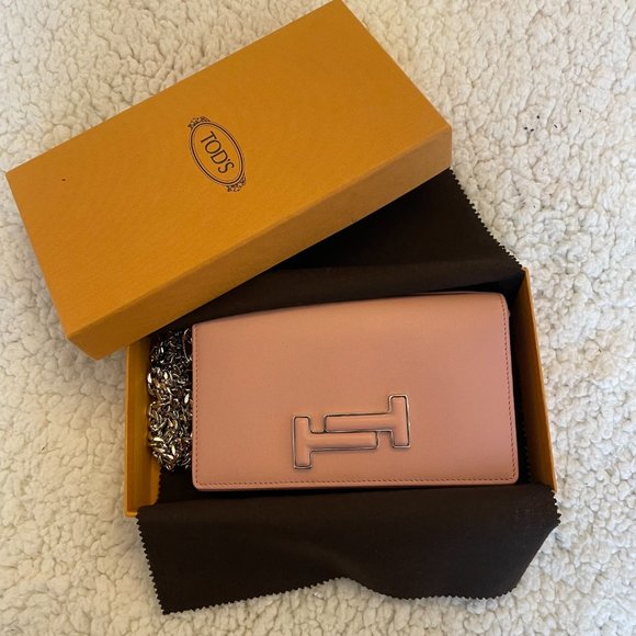 Tod'S  Double T Mini Leather Cross Body Bag - Picture 2 of 7